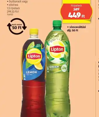 ALDI Lipton Jegestea ajánlat