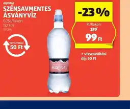 ALDI Aquital Szénsavmentes Ásványvíz ajánlat