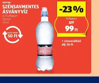 ALDI Aquital Szénsavmentes Ásványvíz ajánlat