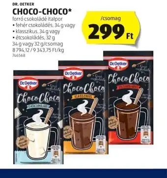 ALDI Dr. Oetker Choco-Choco Forrcsokoládépor ajánlat