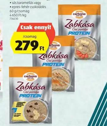 ALDI Cerbona Protein Zabkása ajánlat