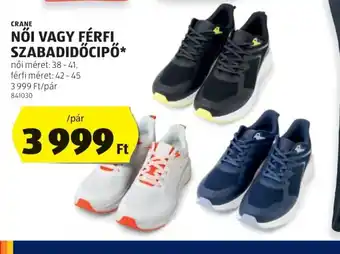 ALDI Crane Női vagy Férfi Szabadidőcipő ajánlat