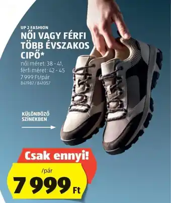 ALDI UP 2 Fashion Női vagy Férfi Több Évszakos Cipő ajánlat