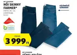 ALDI UP2Fashion Női Skinny Farmer ajánlat