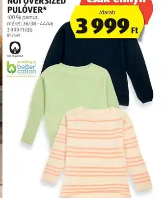 ALDI UP 2 Fashion Női Oversized Pulver ajánlat