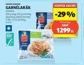 ALDI Golden Seafood Garnélarák ajánlat