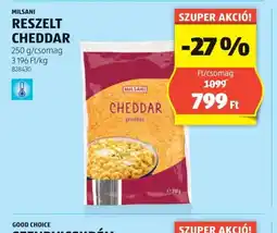 ALDI Milani Reszelt Cheddar ajánlat