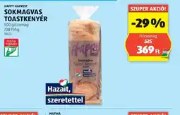 ALDI Happy Harvest Sokmagvás Toastkenyér ajánlat