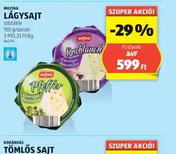 ALDI Milfina Lágy Sajt ajánlat