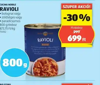 ALDI Cucina Mobile Ravioli ajánlat