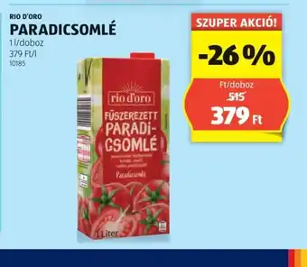 ALDI Rio d'Oro Paradicsomlé ajánlat