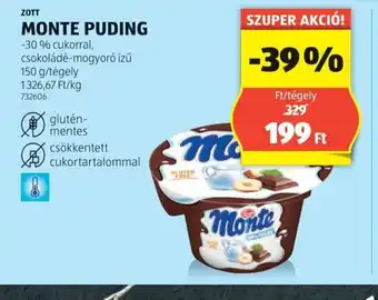 ALDI Monte Puding ajánlat