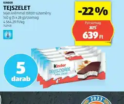 ALDI Kinder Tejszelet ajánlat