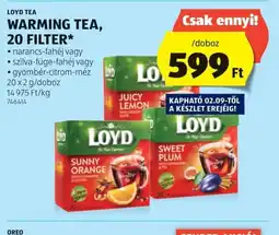 ALDI Loyd Tea Warming Tea ajánlat