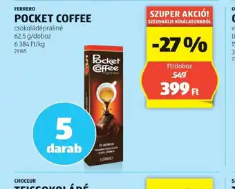 ALDI Ferrero Pocket Coffee ajánlat