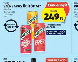 ALDI TopJoy Szénsavas Üd száraz fehérbortőital ajánlat