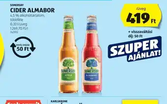 ALDI Somersby Cider Almabor ajánlat