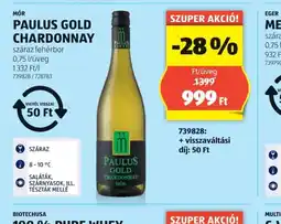 ALDI Paulus Gold Chardonnay ajánlat