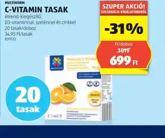 ALDI Multiform C-vitamin tasak ajánlat