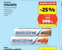 ALDI Sensodyne Fogkrém ajánlat