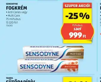 ALDI Sensodyne Fogkrém ajánlat