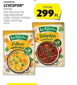 ALDI Lacikonyha levespor ajánlat