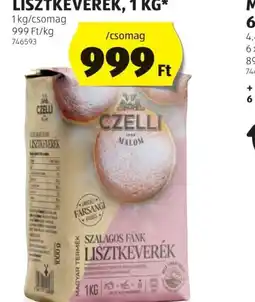 ALDI Czelli Malom Szalagos Fánk Lisztkeverék ajánlat