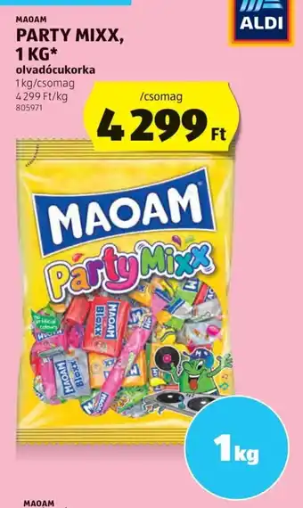 ALDI Maoam Party Mixx ajánlat