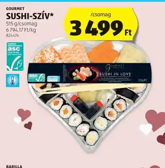 ALDI Gourmet Sushi-szív ajánlat