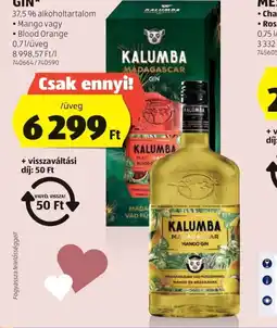 ALDI Kalumba Gin ajánlat