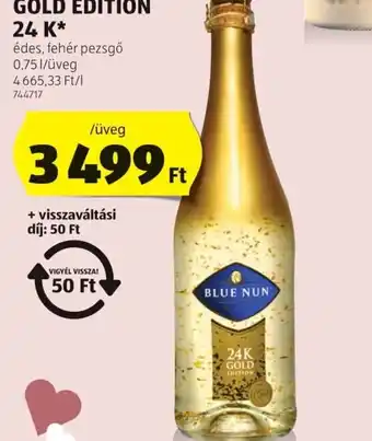 ALDI Blue Nun Gold Edition 24 K ajánlat