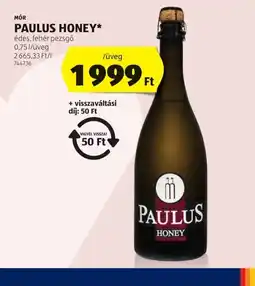 ALDI Paulus Honey ajánlat