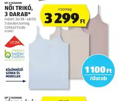 ALDI Up 2 Fashion Női Trik, 3 darab ajánlat