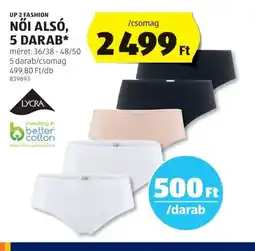 ALDI UP 2 Fashion Női Als, 5 darab ajánlat