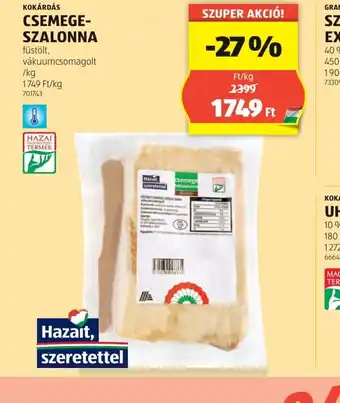 ALDI Kokás Csemege-szalonna ajánlat