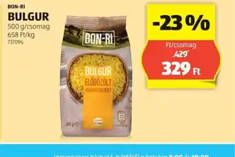 ALDI Bulgur ajánlat