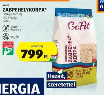 ALDI Gofit Zabpehelykorpa ajánlat