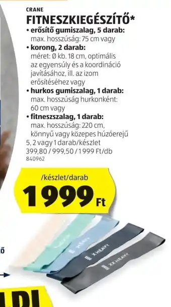 ALDI Crane FitneszkiegészÍtő ajánlat