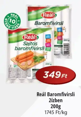 Real Reál Baromfivirsli 2ízben ajánlat