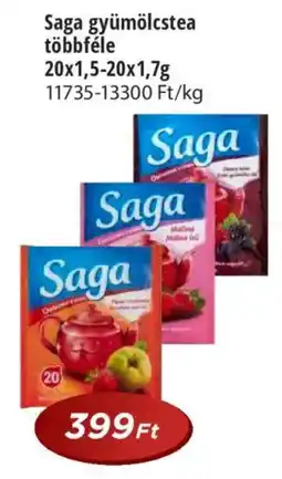 Real Saga gyümölcstea ajánlat