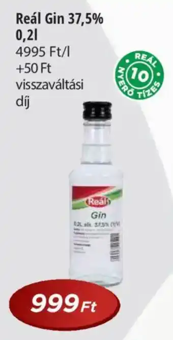 Real Reál Gin 37,5% ajánlat