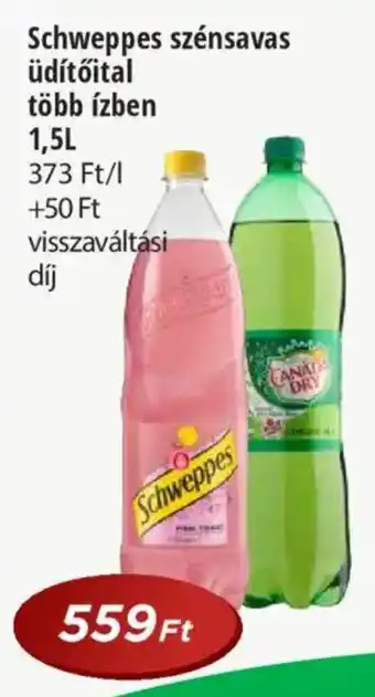 Real Schweppes szénsavas üdítőital ajánlat