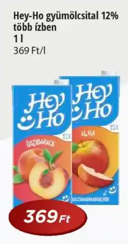 Real Hey-Ho gyümölcsital 12% ajánlat