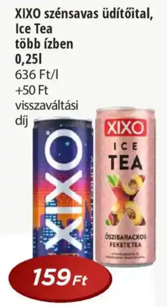 Real XIXO szénsavas üdítőital, Ice Tea ajánlat