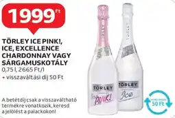 Auchan Törley ice pink!, ice, excellence chardonnay vagy sárgamuskotály ajánlat