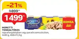 Auchan Moretti tonhaltörzs ajánlat