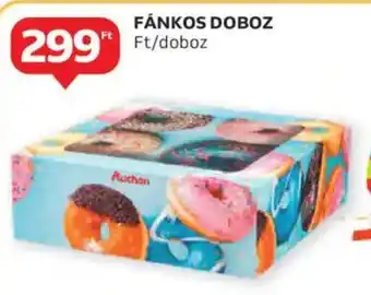 Auchan Fánkos doboz ajánlat