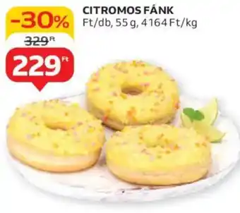 Auchan Citromos fánk ajánlat