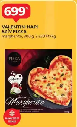 Auchan Valentin-napi szív pizza ajánlat