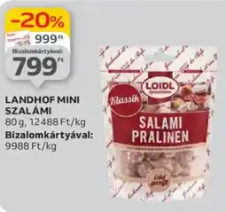 Auchan Landhof mini szalámi ajánlat